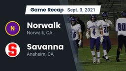 Recap: Norwalk  vs. Savanna  2021