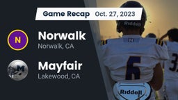 Recap: Norwalk  vs. Mayfair  2023
