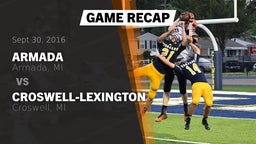 Recap: Armada  vs. Croswell-Lexington  2016