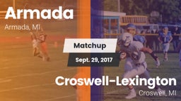 Matchup: Armada vs. Croswell-Lexington  2017