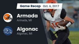 Recap: Armada  vs. Algonac  2017