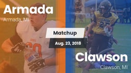 Matchup: Armada vs. Clawson  2018