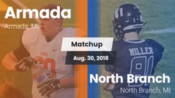 Matchup: Armada vs. North Branch  2018