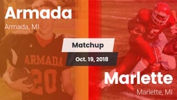 Matchup: Armada vs. Marlette  2018