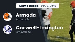 Recap: Armada  vs. Croswell-Lexington  2018