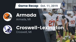 Recap: Armada  vs. Croswell-Lexington  2019
