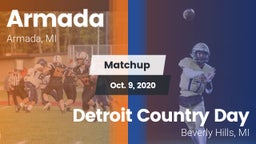 Matchup: Armada vs. Detroit Country Day  2020