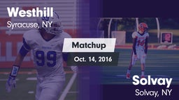 Matchup: Westhill vs. Solvay  2016