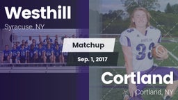 Matchup: Westhill vs. Cortland  2017