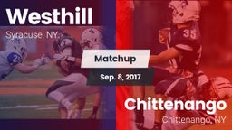 Matchup: Westhill vs. Chittenango  2017