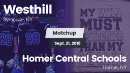 Matchup: Westhill vs. Homer Central Schools 2018
