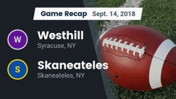 Recap: Westhill  vs. Skaneateles  2018