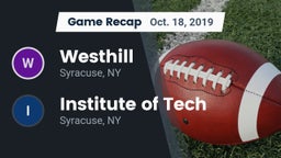 Recap: Westhill  vs. Institute of Tech  2019