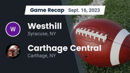 Recap: Westhill  vs. Carthage Central  2023