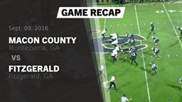 Recap: Macon County  vs. Fitzgerald  2016
