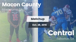 Matchup: Macon County vs. Central  2016