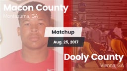 Matchup: Macon County vs. Dooly County  2017