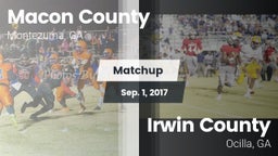 Matchup: Macon County vs. Irwin County  2017