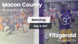 Matchup: Macon County vs. Fitzgerald  2017