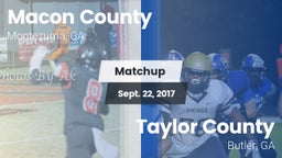 Matchup: Macon County vs. Taylor County  2017