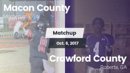 Matchup: Macon County vs. Crawford County  2017