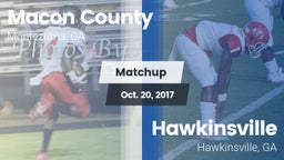 Matchup: Macon County vs. Hawkinsville  2017