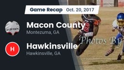 Recap: Macon County  vs. Hawkinsville  2017