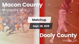 Matchup: Macon County vs. Dooly County  2018