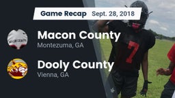 Recap: Macon County  vs. Dooly County  2018