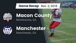 Recap: Macon County  vs. Manchester  2018