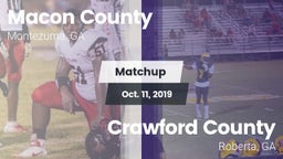 Matchup: Macon County vs. Crawford County  2019