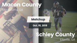 Matchup: Macon County vs. Schley County  2019