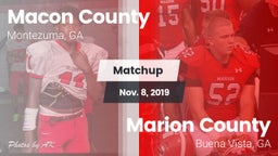 Matchup: Macon County vs. Marion County  2019