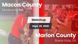 Matchup: Macon County vs. Marion County  2020