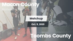 Matchup: Macon County vs. Toombs County  2020