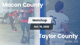 Matchup: Macon County vs. Taylor County  2020