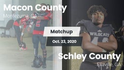 Matchup: Macon County vs. Schley County  2020