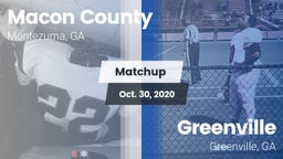 Matchup: Macon County vs. Greenville  2020