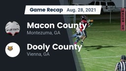 Recap: Macon County  vs. Dooly County  2021