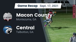 Recap: Macon County  vs. Central  2021