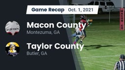 Recap: Macon County  vs. Taylor County  2021