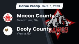 Recap: Macon County  vs. Dooly County  2023