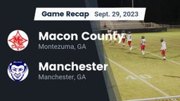 Recap: Macon County  vs. Manchester  2023