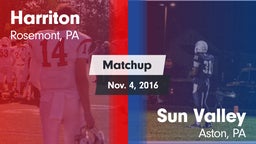 Matchup: Harriton  vs. Sun Valley  2016
