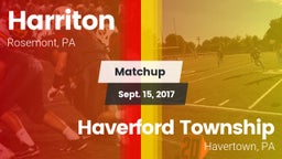 Matchup: Harriton  vs. Haverford Township  2017