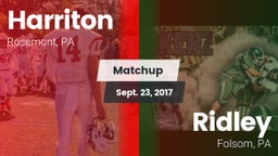 Matchup: Harriton  vs. Ridley  2017