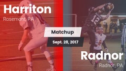 Matchup: Harriton  vs. Radnor  2017
