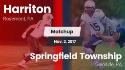 Matchup: Harriton  vs. Springfield Township  2017