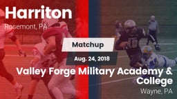 Matchup: Harriton  vs. Valley Forge Military Academy & College 2018