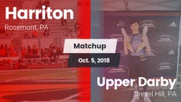 Matchup: Harriton  vs. Upper Darby  2018